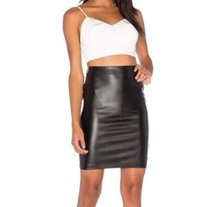 Bishop + young Leather skirt NEW